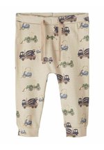 NAME IT Bebisar - Flickor Mjukisbyxor Nbfofane 2p Sweat Pant Bru
