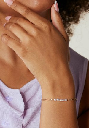 Lucardi, STATEMENT - Bracelet - gold-coloured zirconia