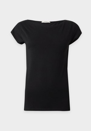 Replay, SLASH NECK - Обикновена тениска - black