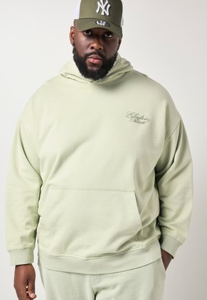 STHUGE STHUGE HOODIE, OVERSIZE, BACK PRINT, VINTAGE LOOK, UP TO 8 XL - Hoodie - pale mint