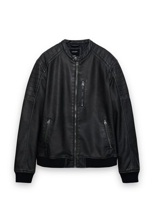 COLLO ALLA COREANA - Giubbotto Bomber - nero