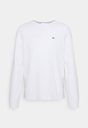 POCKET HENLEY - Maglietta a manica lunga - white