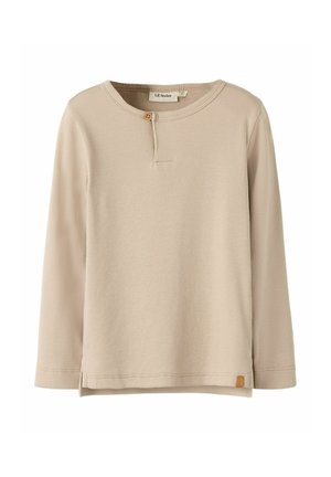 Lil' Atelier SLIM FIT - Langarmshirt - oxford tan