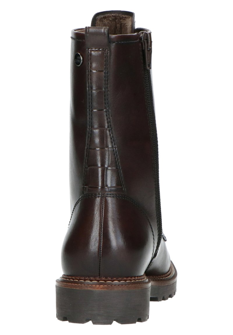Damen Ankle Boots | Manfield Schnürstiefelette braun - LY47108 Damen Ankle Boots | Manfield Schnürstiefelette braun - LY47108