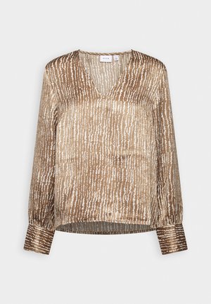 VILA, VISALLY V NECK - Camicetta - birch