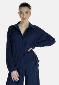 Elara LANGESSET - Stoffhose - blau