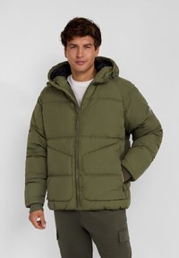 RESPECT QUILTED WITH ZIPPED POCKETS - Winter jacket - khaki