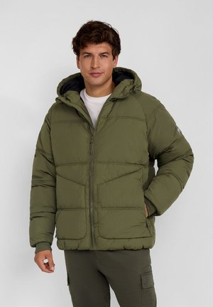 RESPECT QUILTED WITH ZIPPED POCKETS - Zimska jakna - khaki