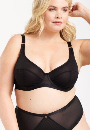 Oola Lingerie SOFT HI APEX - Beugel BH - black