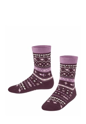 COSMOS FAIR ISLE  - Chaussettes - garnet