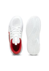 Puma COURT RIDER CHAOS TEAM  - Scarpe da basket - ash gray white black for all time red