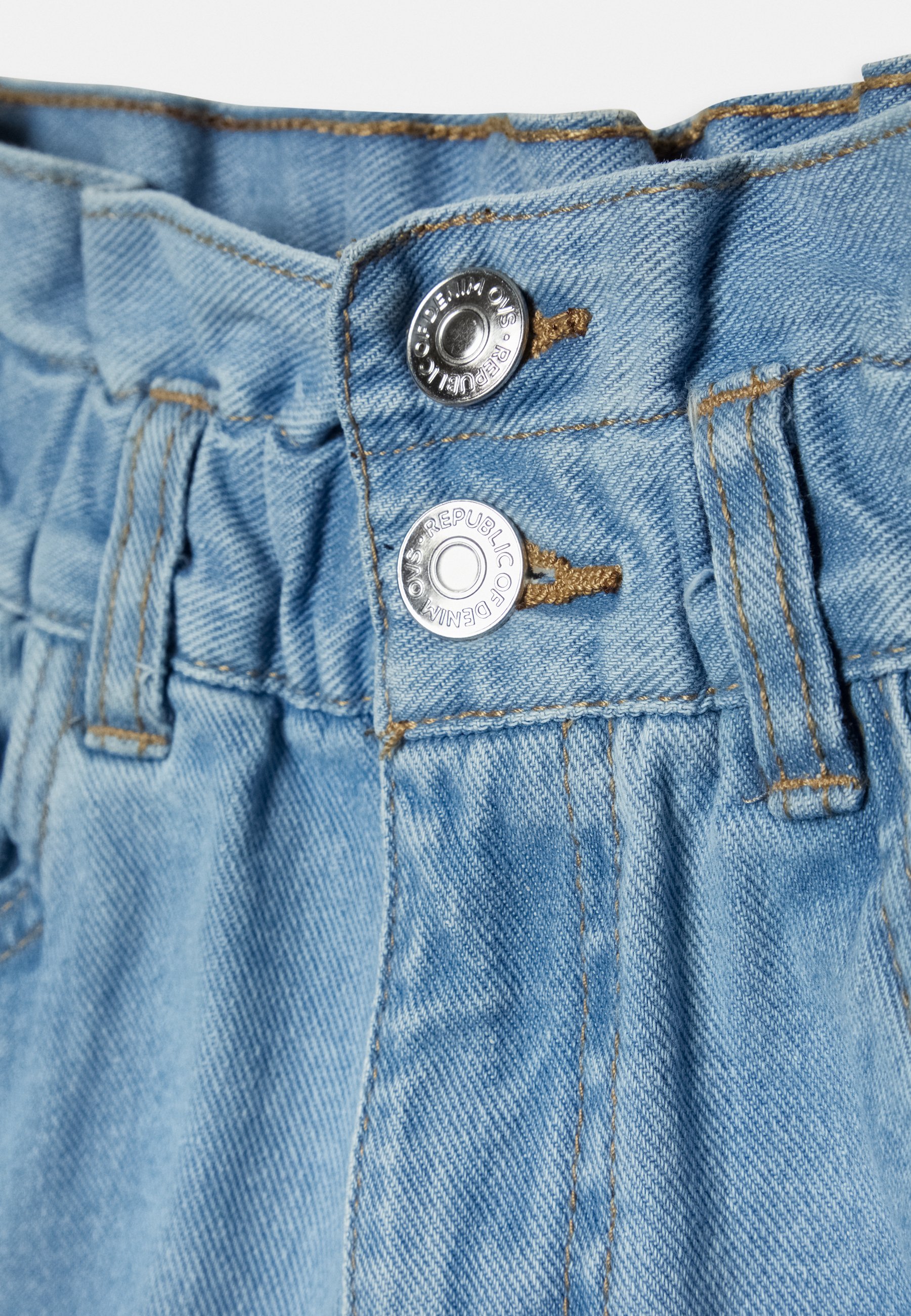 OVS SLOUCHY - Denim shorts - faded 