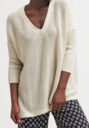 Strickpullover - beige