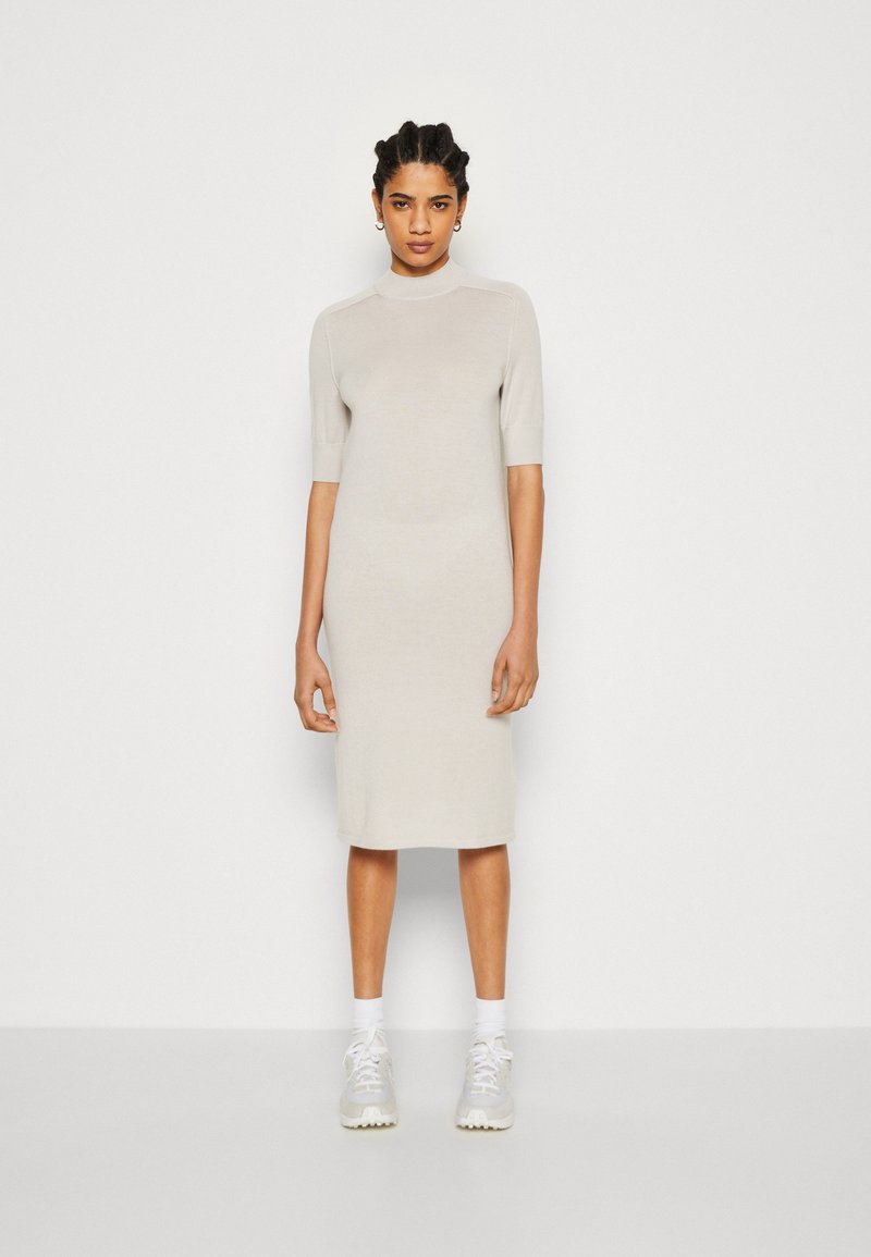 Calvin Klein DRESS Strickkleid silver gray/hellgrau Zalando.ch