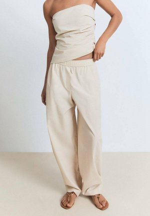 Trousers - ecru