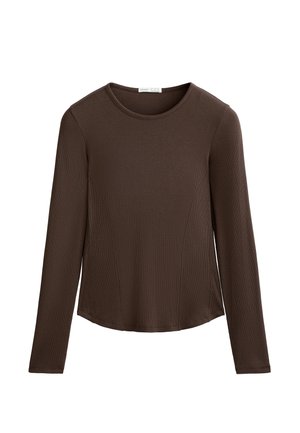 OYSHO Langarmshirt - brown