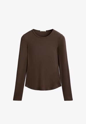 OYSHO Langarmshirt - brown