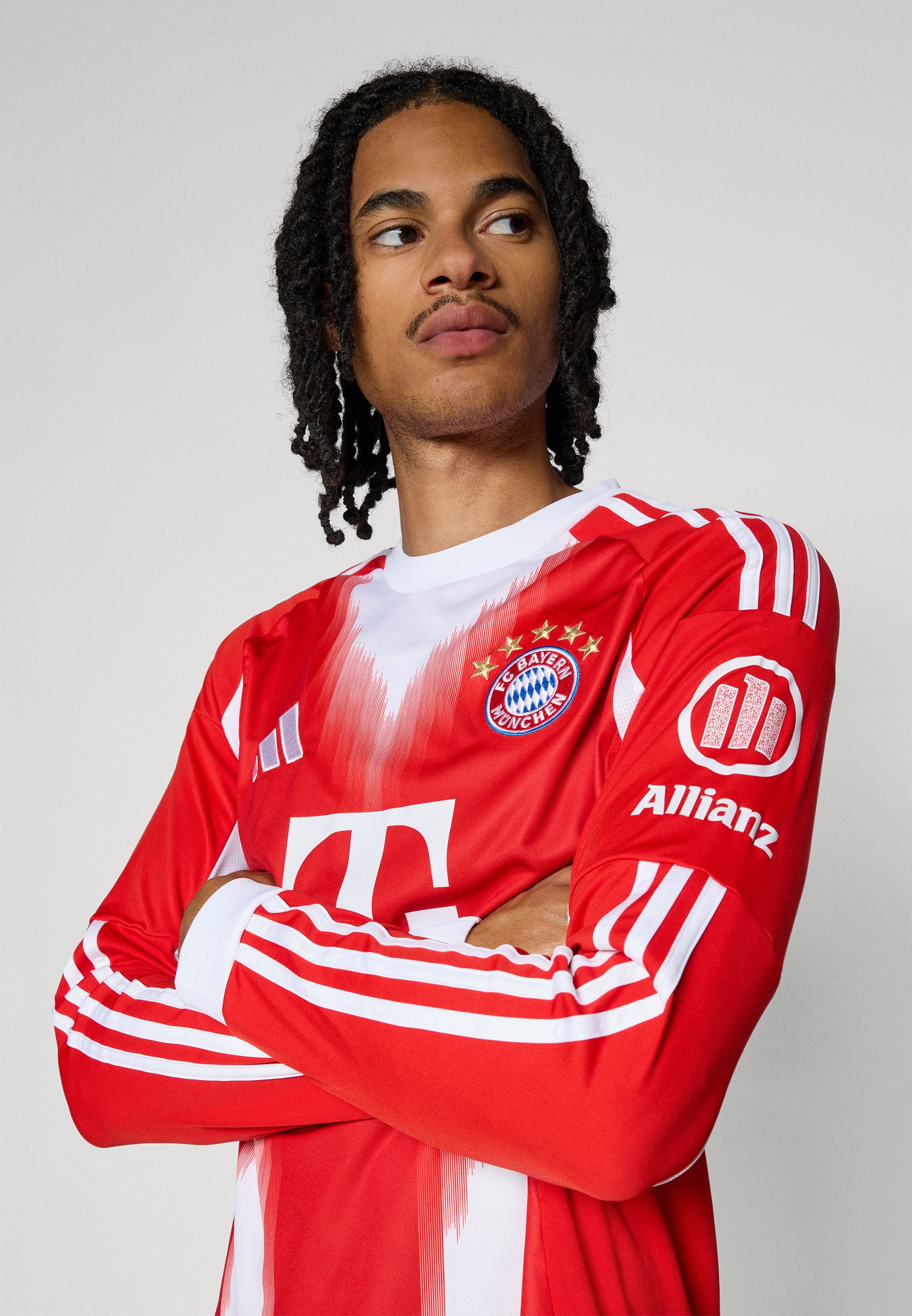 adidas Performance FC BAYERN 2025/2026 HOME JERSEY LONGSLEEVE