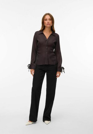 Vero Moda, SHIRT VMLOGALAN SHIRT - Chemisier - chocolate torte