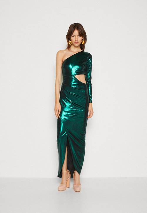 WAL G. PARTY BILLY HALTER NECK METALLIC - Robe en jersey - emerald ...