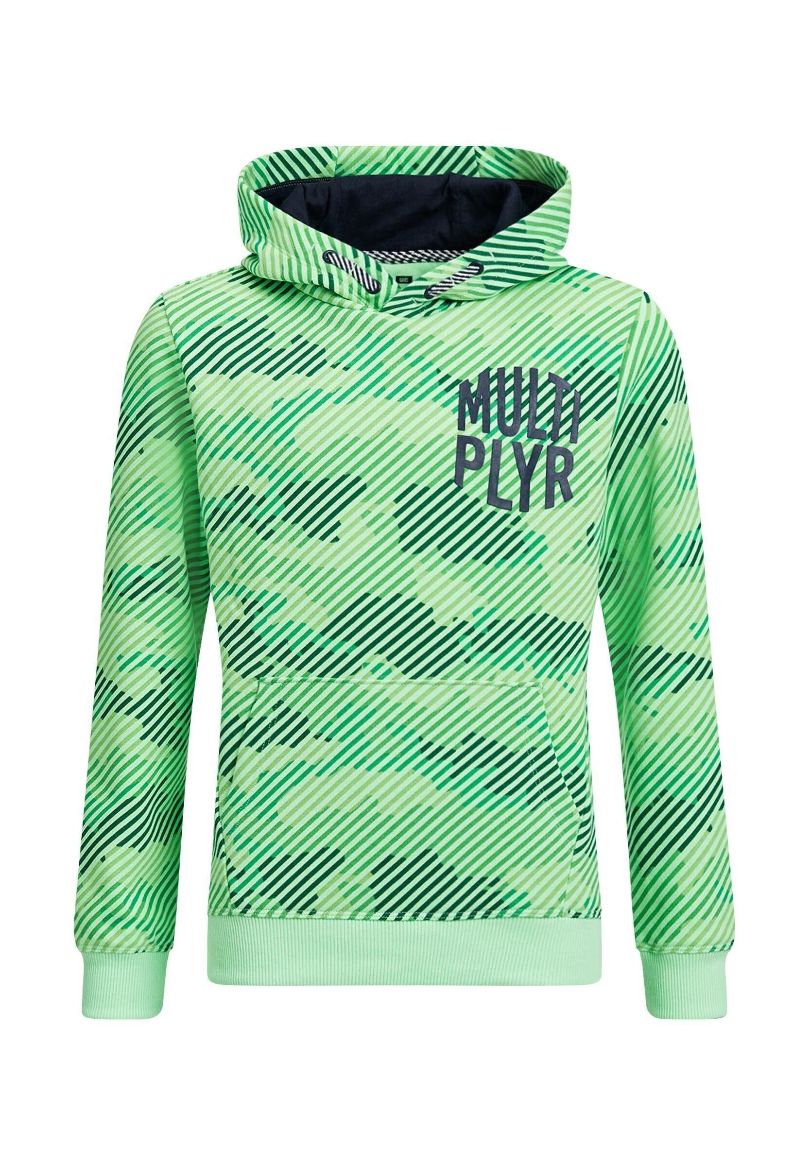 WE Fashion Hoodie bright greenneongroen Zalando.nl HEREN ARMY HOODED SWEATER | 83286711 WE Fashion