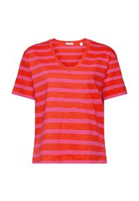 SALE   Espoir Lumiere Green & Pink Stripe T-Shirt