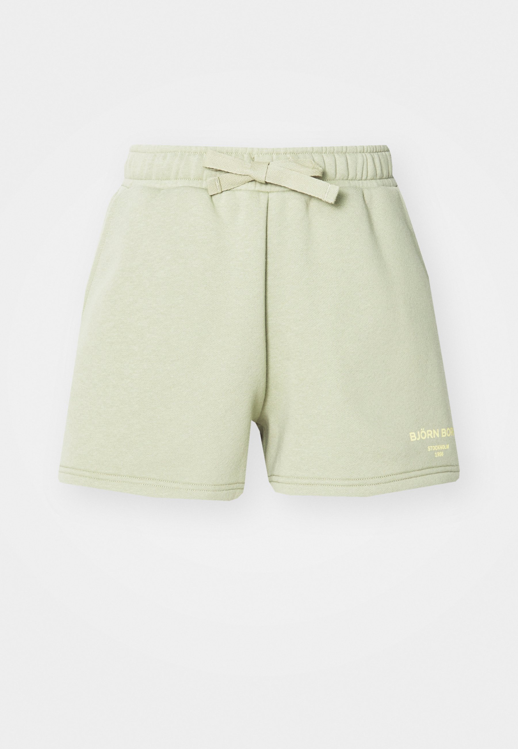 Green sports shorts