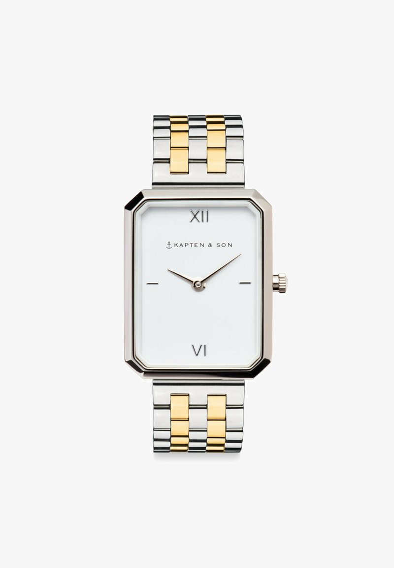 Kapten & Son GRACE - Montre - silver coloured and gold coloured white