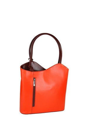 DrachenLeder TOSCANTO - Handtas - orange braun