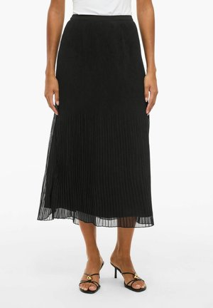 VIDALIANA KIKA HW MIDI PLISSE BFS - A-silueta svārki - black beauty