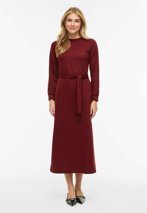 VIEMMY LANGÄRMELIGES - Strickkleid - winetasting