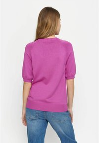 Soft Rebels MARLA O-NECK - Paprasti marškinėliai -  purple orchid