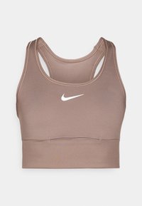 BRA - Medium support sports bra - mink brown/ironstone/white