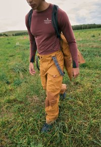 Klättermusen - BRAGE SALOPETTE - Ski pants - mustard Thumbnail Image 1