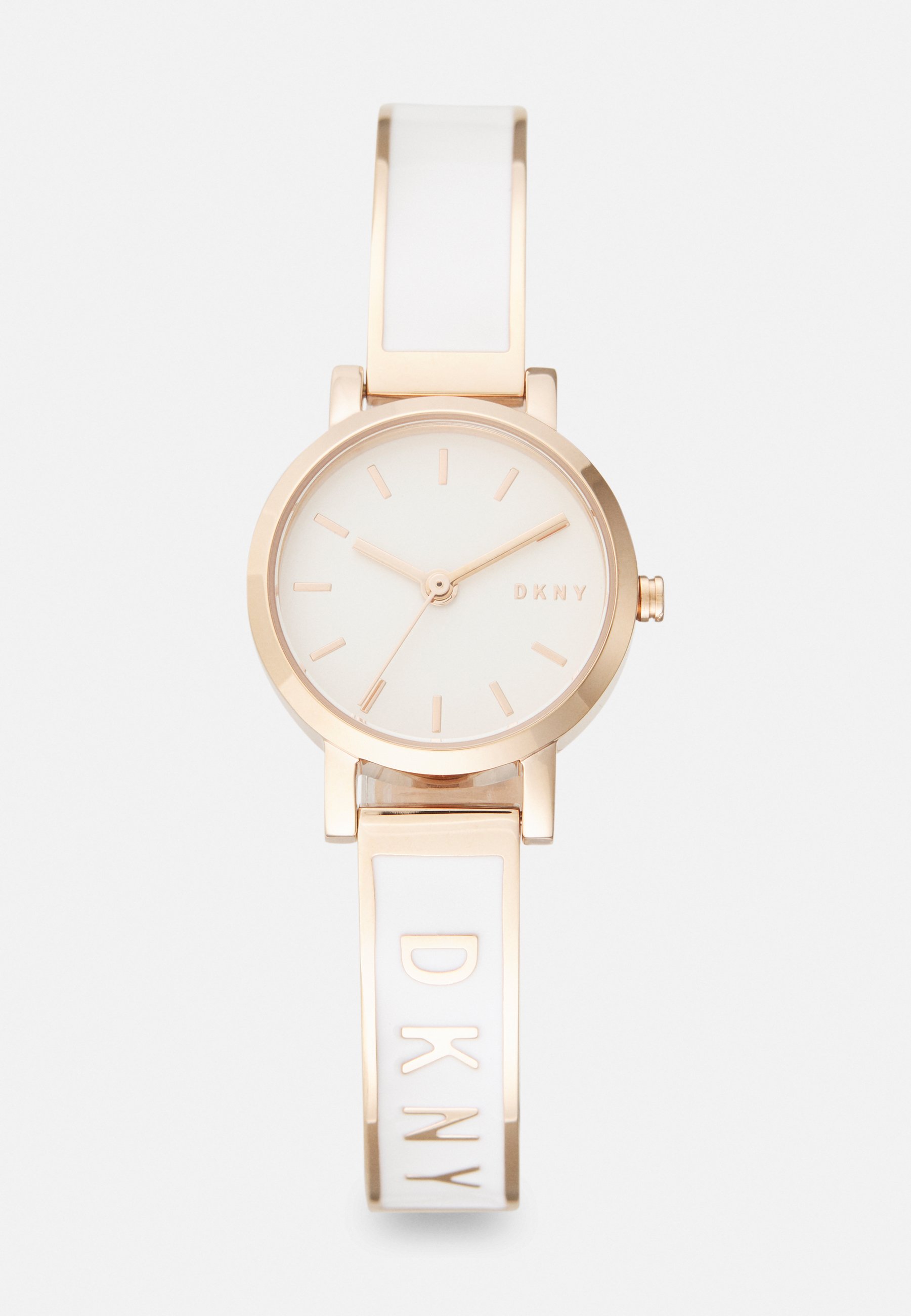 DKNY Horloge - white/rose gold-coloured/wit Zalando.nl