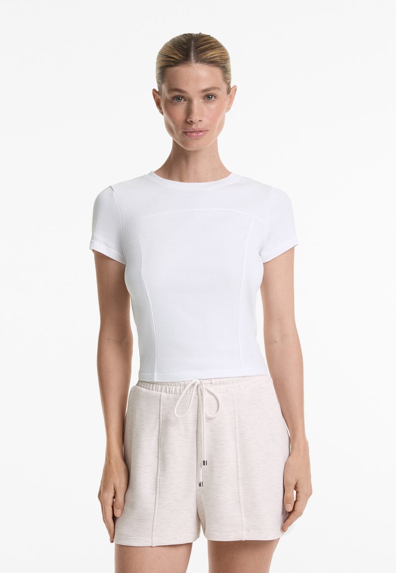 OYSHO - SHORT SLEEVE - T-shirt print - white, Vergroten