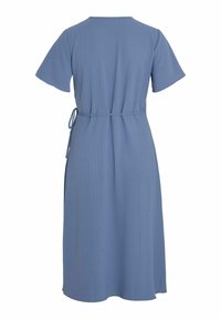 VILA VILOVIE WRAP DRESS - Päevakleit - coronet blue
