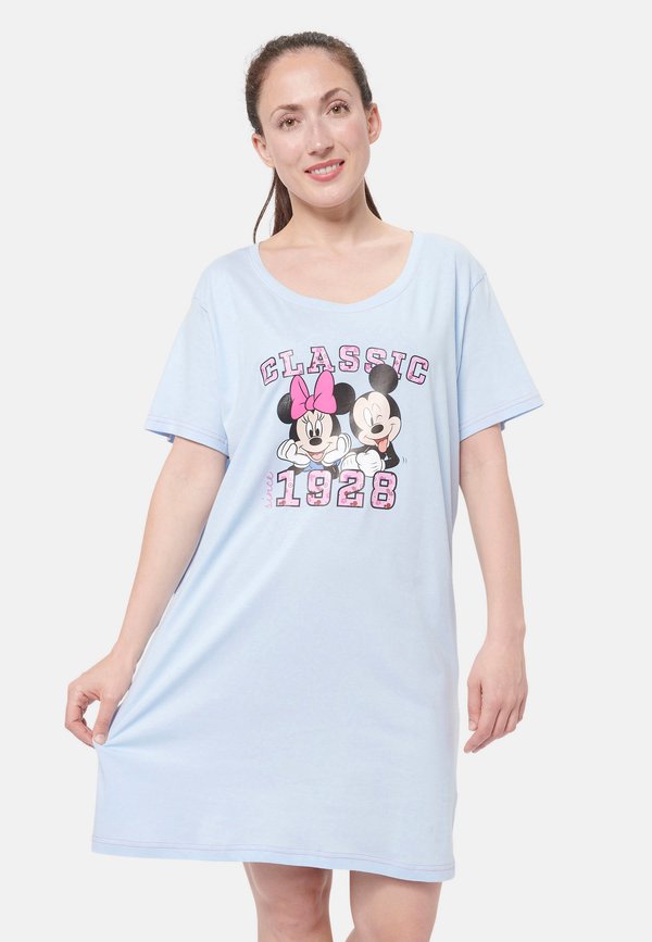 MINNIE MOUSE KURZARM - Nachtwäsche Shirt - blau