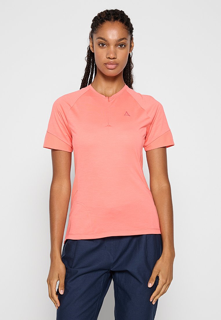 Schöffel Wielershirt zalmroze Schöffel Wielershirt zalmroze