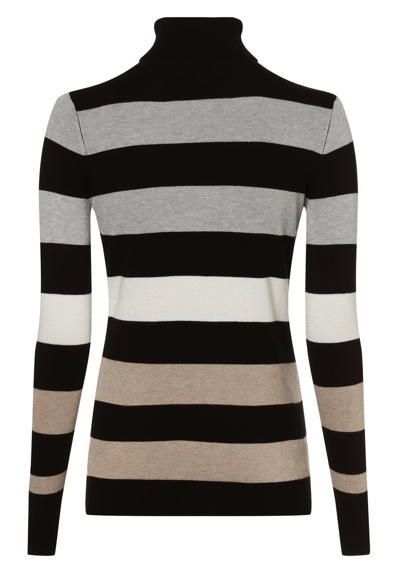 Damen Strickjacken | Marie Lund Strickpullover schwarz/beige/blau - OB14275 Damen Strickjacken | Marie Lund Strickpullover schwarz/beige/blau - OB14275