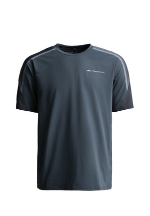 Monterrain, DEFENCE TEE - T-shirt imprimé - iron gate asphalt night owl orange pop