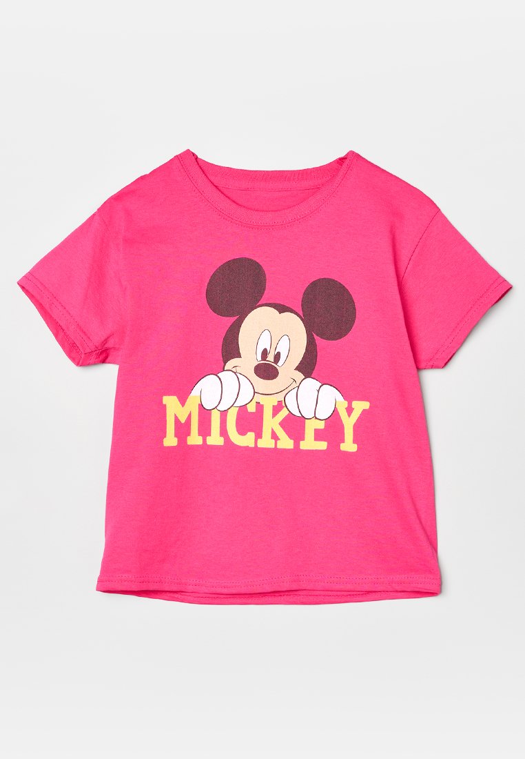 Disney T-shirt print donkerroze