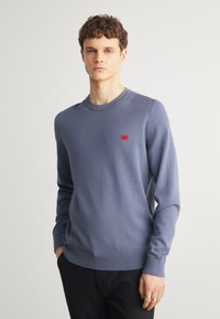 HUGO - SAN CASSIUS - Strickpullover - open blue Thumbnail-Bild 1