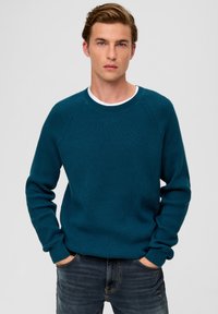 s.Oliver - Strickpullover - petrol Thumbnail-Bild 1