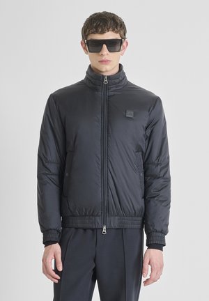REGULAR FIT WITH  LOGOED BADGE - Chaqueta de invierno - blue grey