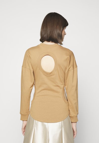 A.W.A.K.E. MODE LONG SLEEVE WITH CUT OUT DETAIL - Μπλούζα με μακριά μανίκια - terracotta