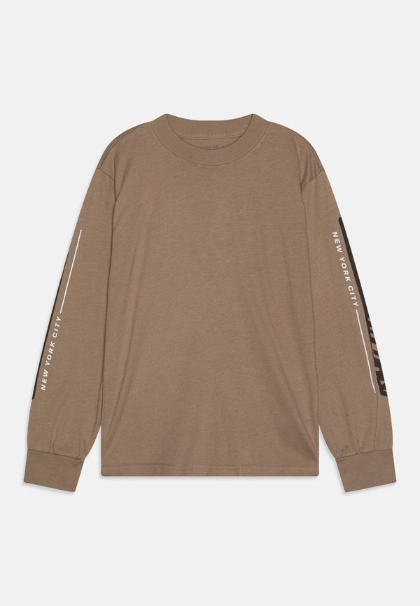 LOGO SLEEVEHITS - Long sleeved top - desert taupe