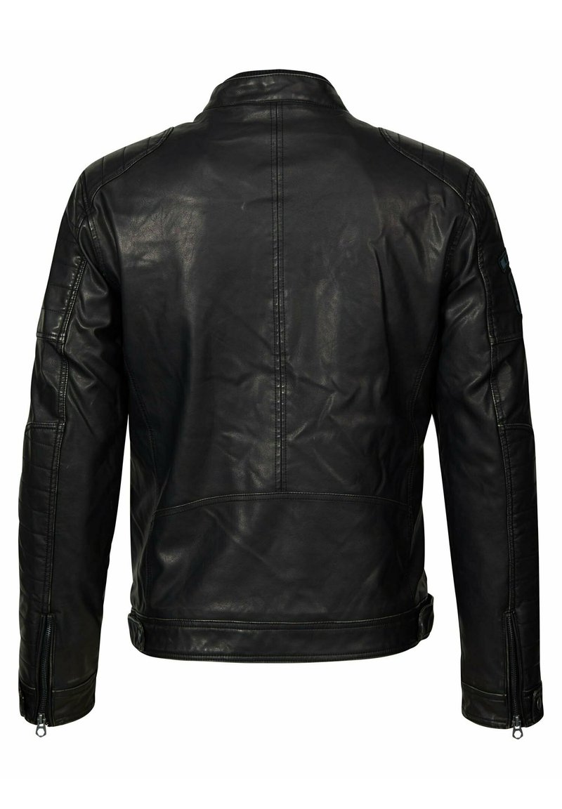Herren Leichte Jacken | Petrol Industries Kunstlederjacke black/schwarz - AO66774 Herren Leichte Jacken | Petrol Industries Kunstlederjacke black/schwarz - AO66774