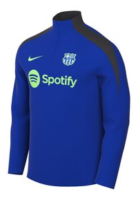 Nike Performance FC BARCELONA NIKE DF STRIKE DRILL TOP THIRD - Klub merchandise - old royal/anthracite/lime blast