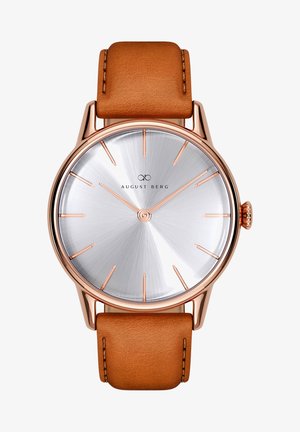 UHR SERENITY SIMPLY LEATHER 32MM - Watch - sunray silver